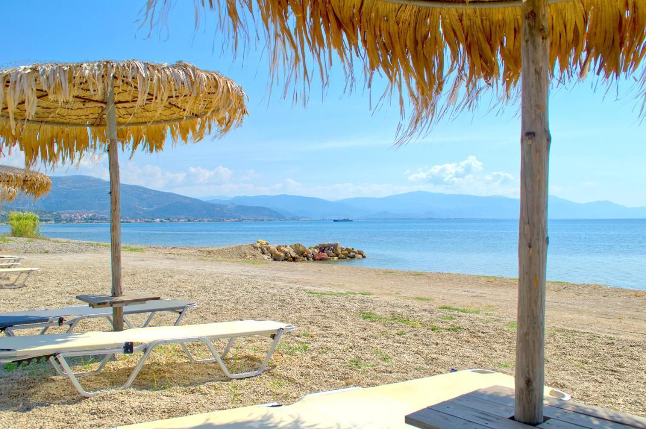 Epipleon Luxury Suites -105- Δωμάτιο 35Τμ Με Βεράντα 35Τμ Μπροστά Στη Θάλασσα Nafpaktos Exteriér fotografie